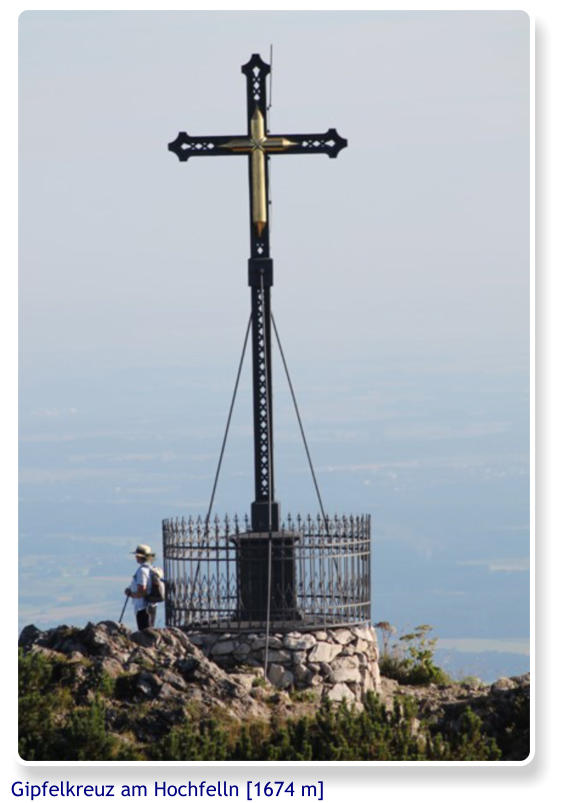 Gipfelkreuz am Hochfelln [1674 m]