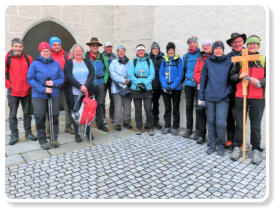 Start Wallfahrt Tag zwei in Tacherting [Unsere Liebe Frau]