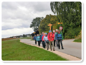 Unterwegs zwischen Garching und Heiligenstatt